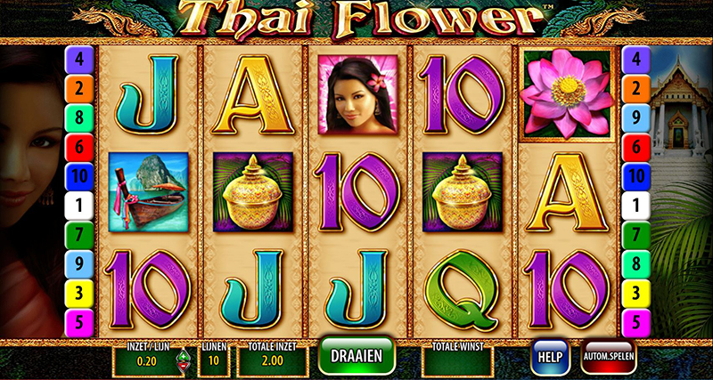 thai flower videoslot