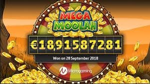 Mega Moolah jackpot won