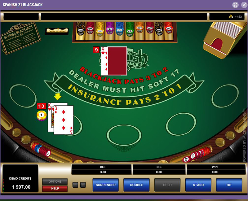 spanish 21 blackjack online spelen