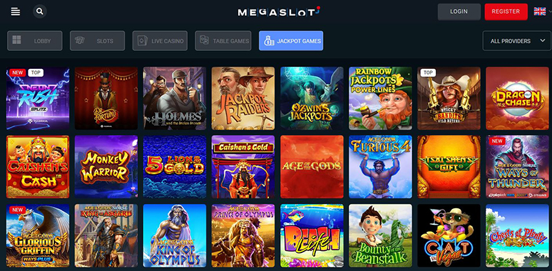 Megaslot Casino jackpot games