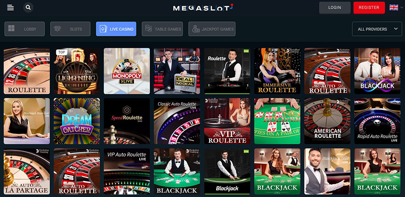 Megaslot Casino live casino