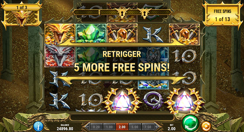 24K Dragon free spins