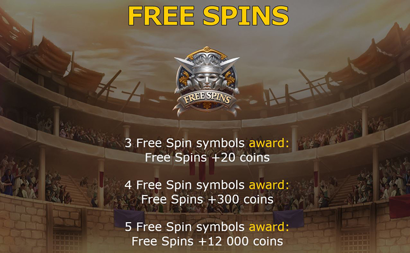 Champions of Rome free spins