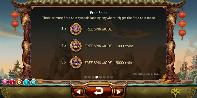 Legend of the Golden Monkey free spins mode