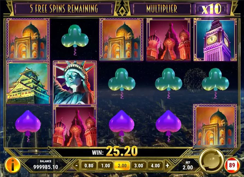 New Year Riches free spins