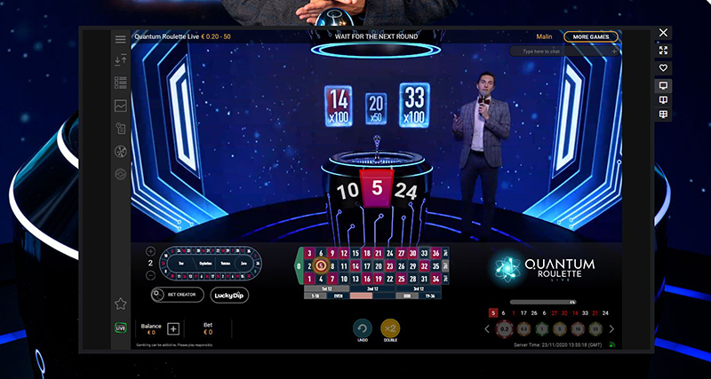 Quantum Roulette live Playtech