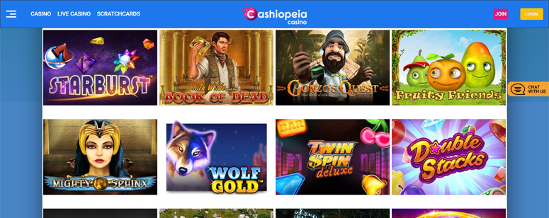 Casino Spellen Cashiopeia Casino