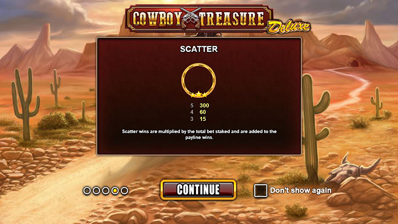Cowboy Treasure Deluxe scatter
