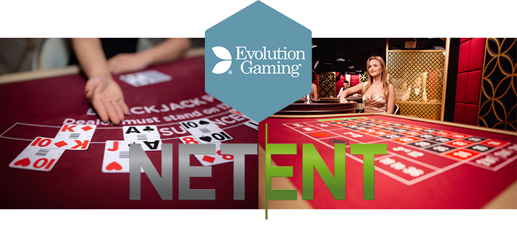 Evolution Gaming and NetEnt live casino's