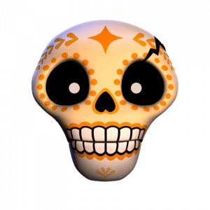 Esqueleto Explosivo orange