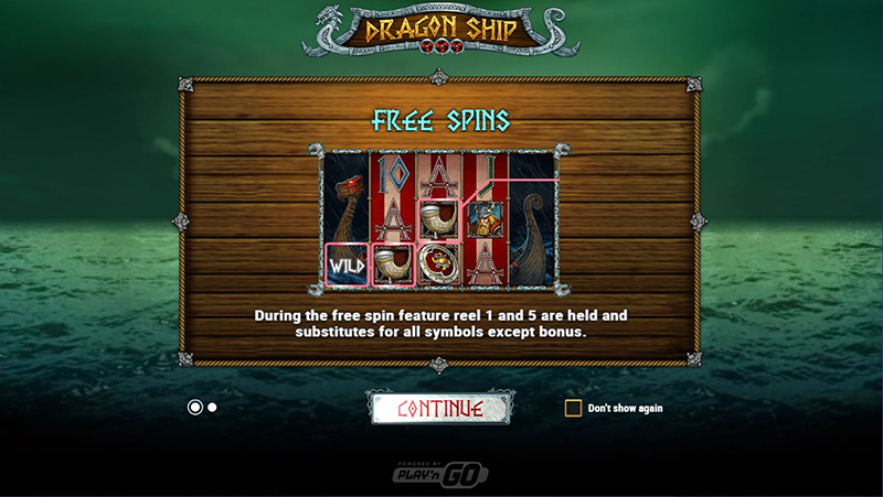 Dragon Ship free spins