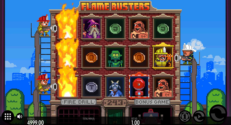 Flame Busters mystery fire symbol