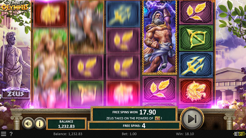 Take Olympus free spins