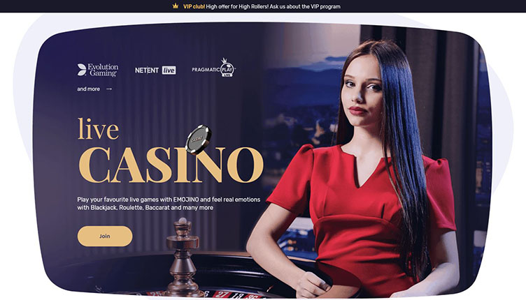 Emojino Live Casino