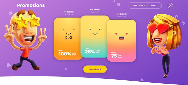 Emojino promoties