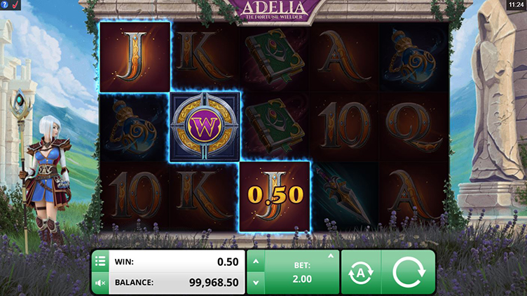 Adelia the Fortune Wielder videoslot wild