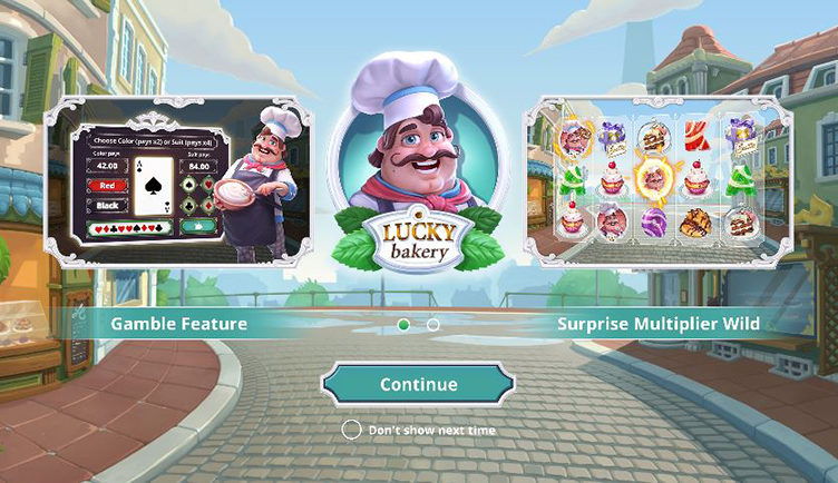 Lucky Bakery gamble feature surprise mulitplier wild