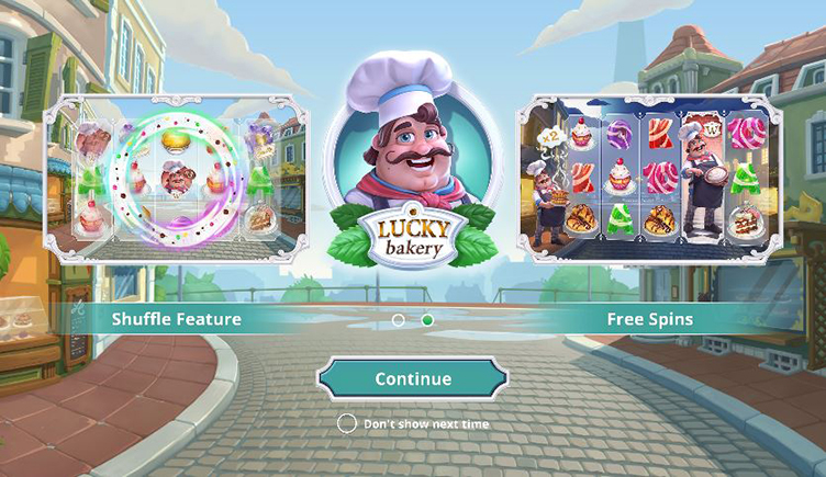 Lucky Bakery shuffle feature free spins