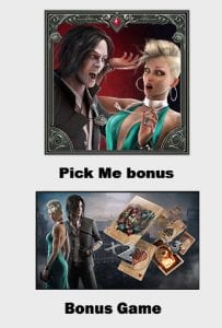 Vampire The Masquerade Las Vegas pick me bonus game