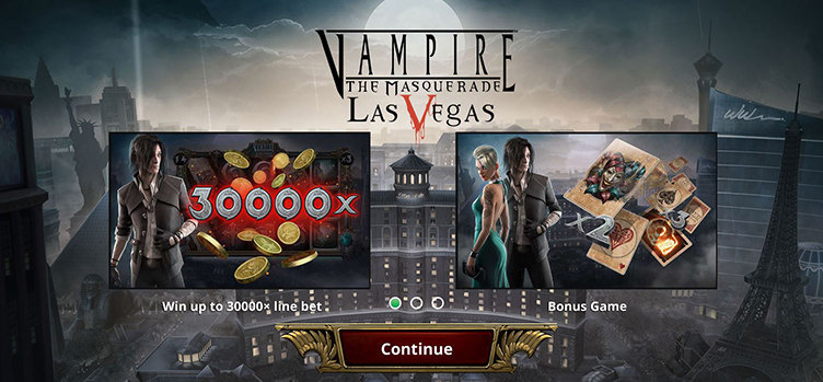 Vampire The Masquerade Las Vegas win up-bonus game