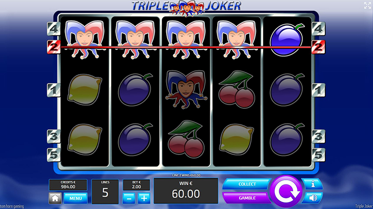 Triple Joker videoslot jokers