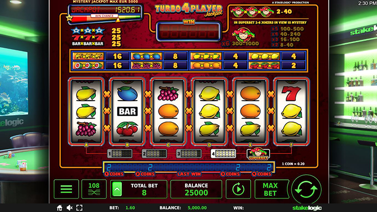 Turbo4Player jackpot slot