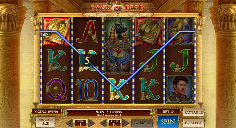 Book of Dead slot LuckyDays Casino