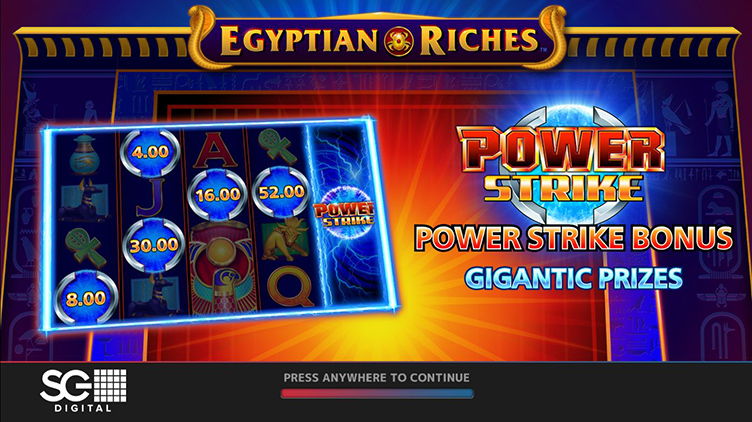 Egyptian Riches Power Strike Scientific Games