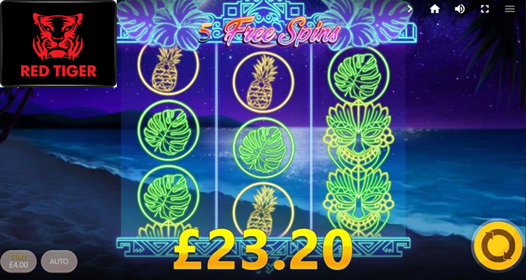 Honolulu Nights free spins