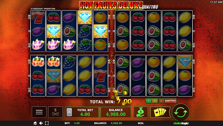 Hot Fruits Deluxe StakeLogic