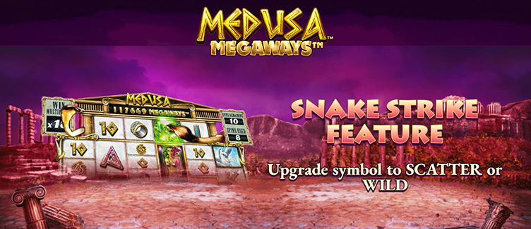 Medusa Megaways snake strike feature