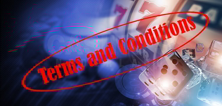 Online casino Terms and Conditions algemene voorwaarden