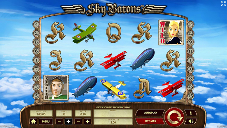 Sky Barons videoslot