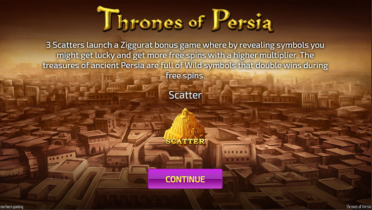 Thrones of Persia Tom Horn Gaming