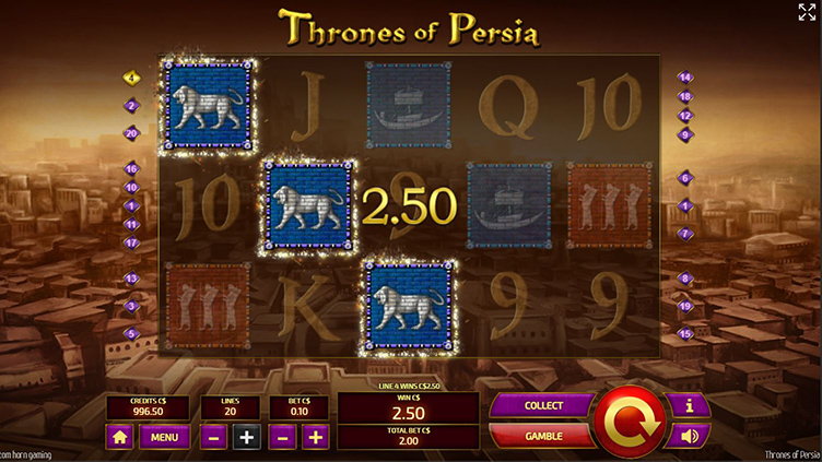 Thrones of Persia videoslot