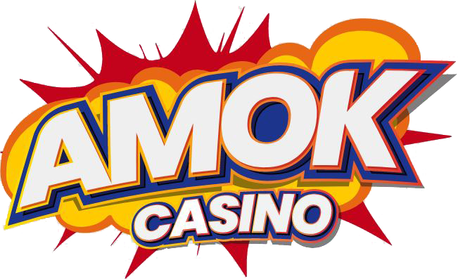 Logo Kasino Amok berwarna putih