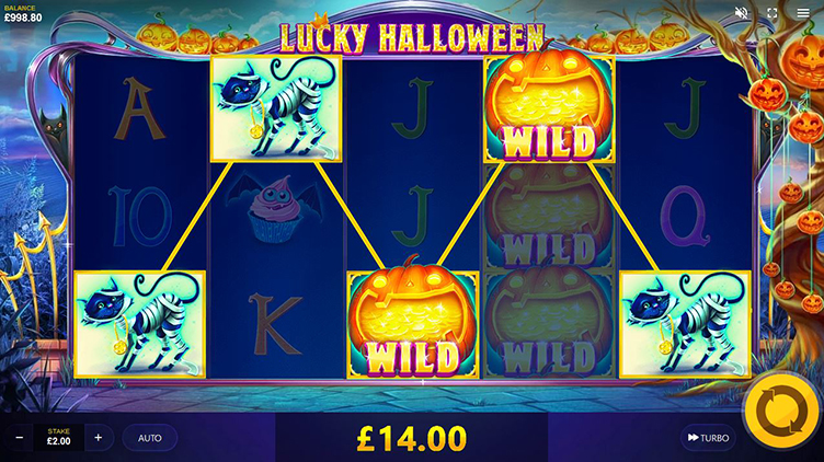 Lucky Halloween videoslot wild