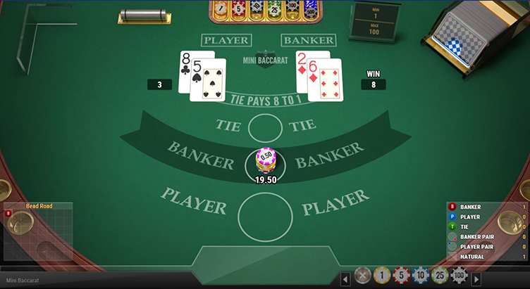 Mini Baccarat free demo