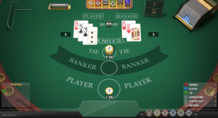 Online mini baccarat