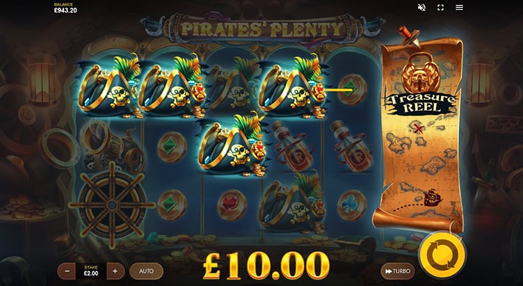Pirates Plenty The Sunken Treasure videoslot