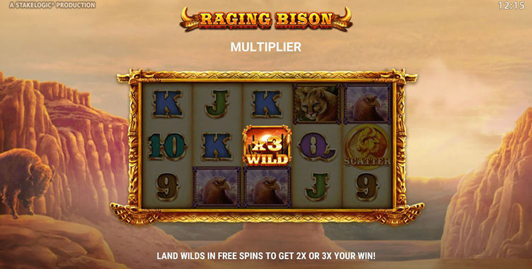 Raging Bison multiplier symbol