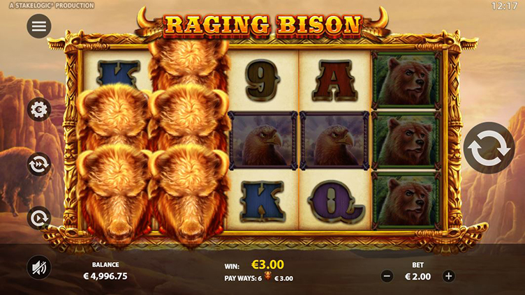 Raging Bison videoslot