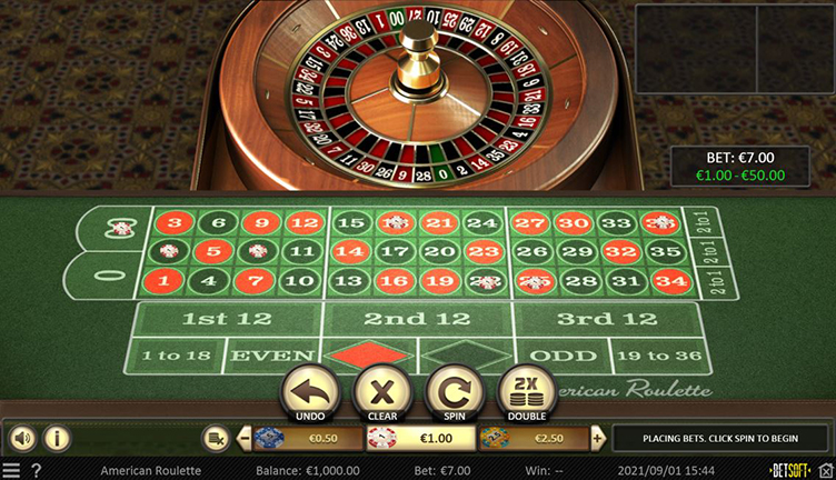 Roulette Amerika online