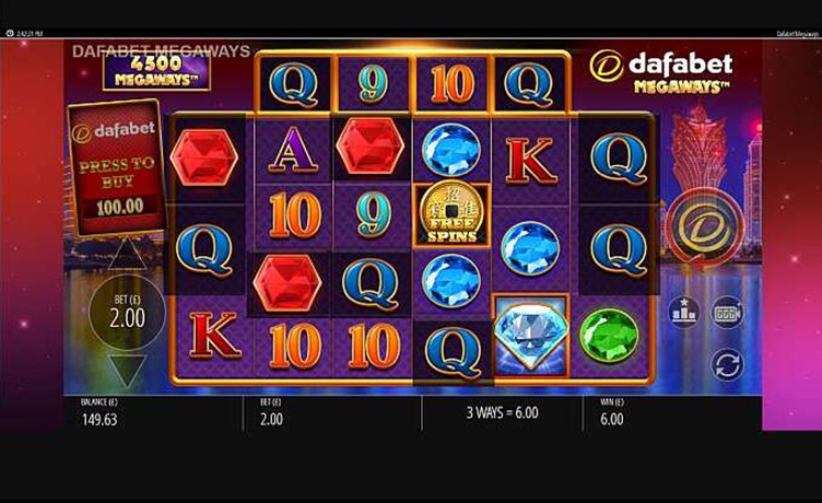 Slot video Dafabet Megaways