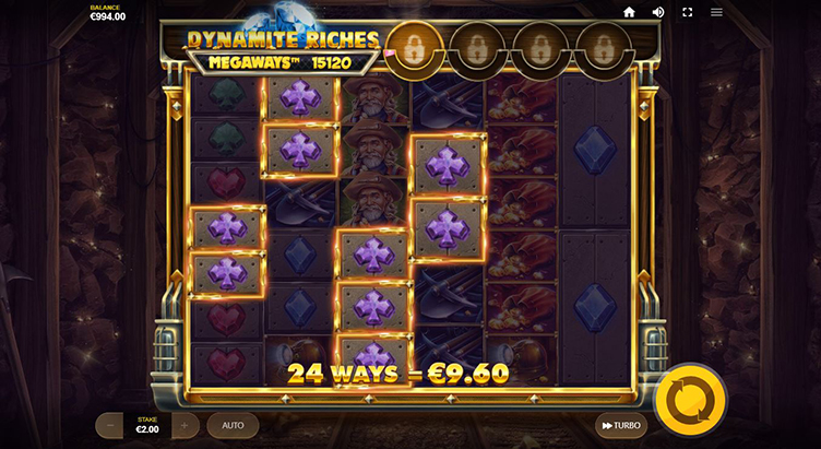 Slot video Dynamite Riches Megaways