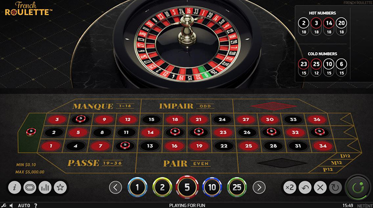 French Roulette online