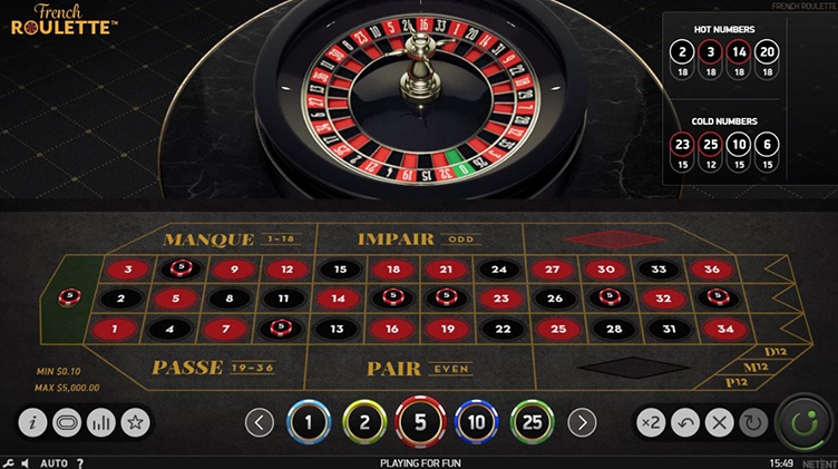 Roulette Prancis online