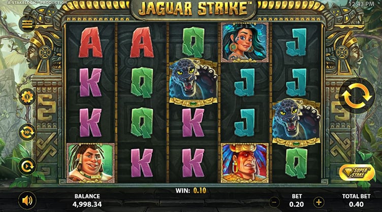 Jaguar Strike super stake videoslot