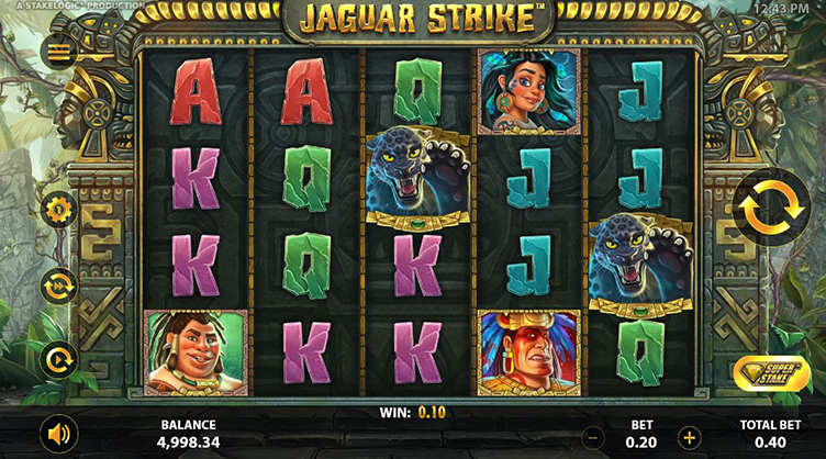 Jaguar Strike super stake videoslot