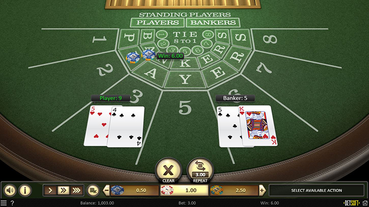 Online baccarat